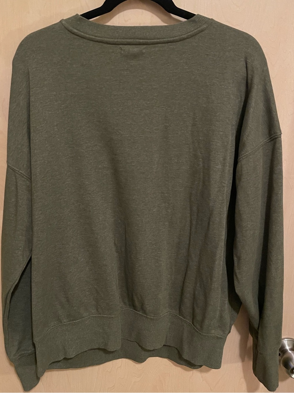 Embroidered Daisy V-Neck Sweatshirt - Picture 4 of 6